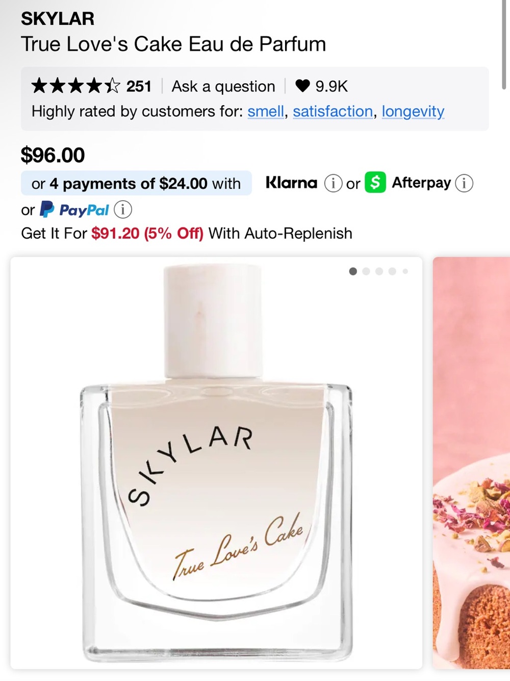 Skylar True Love's Cake Eau de Parfum — 50mL - Picture 4 of 5